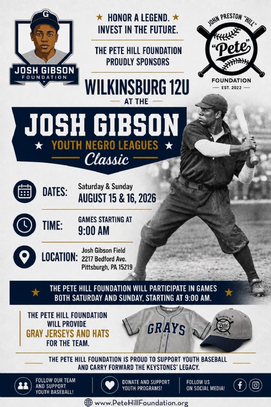 Josh Gibson Classic 2026 flyer
